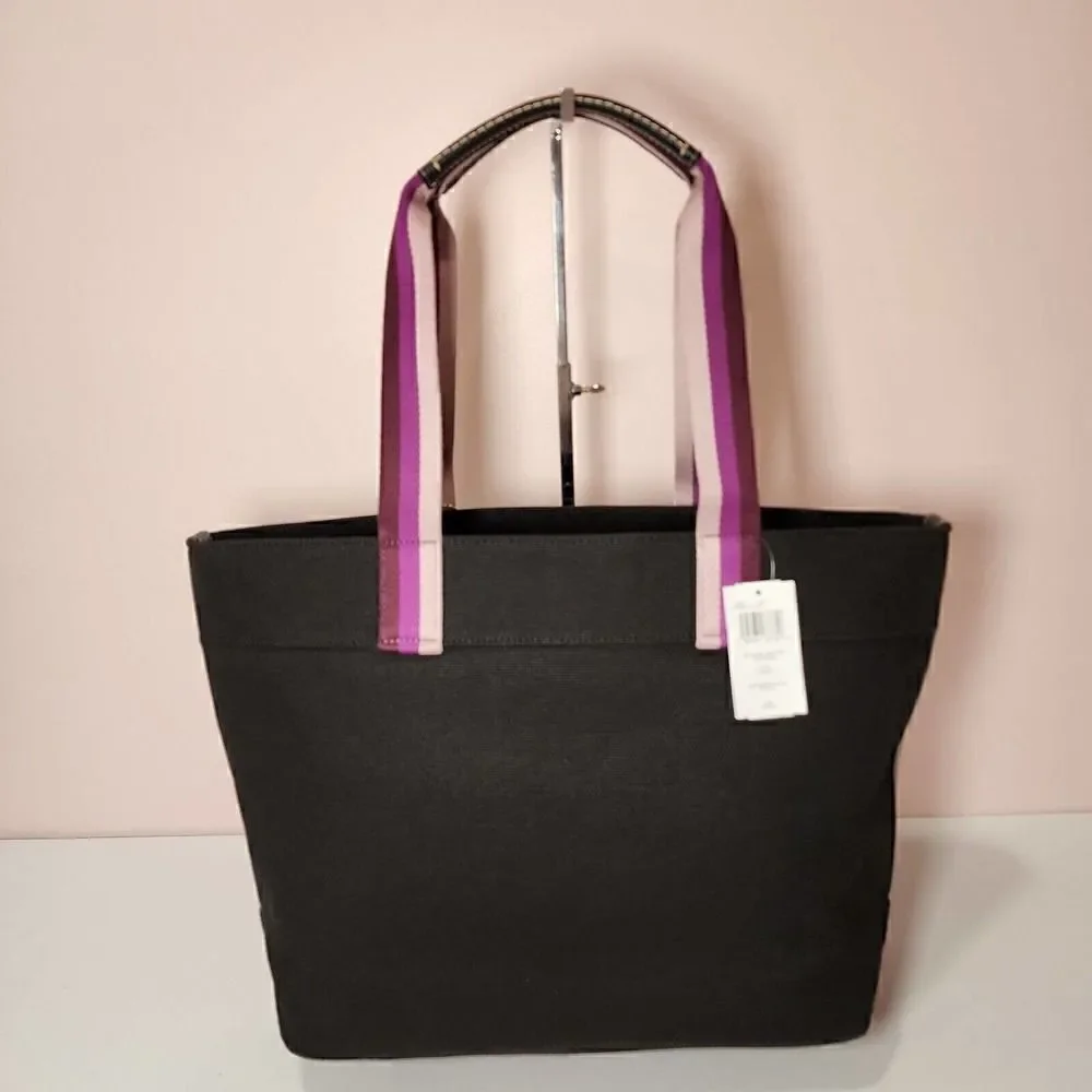 NWT Coach CC407 Disney X Coach Tote With Villains Motif Black Multi